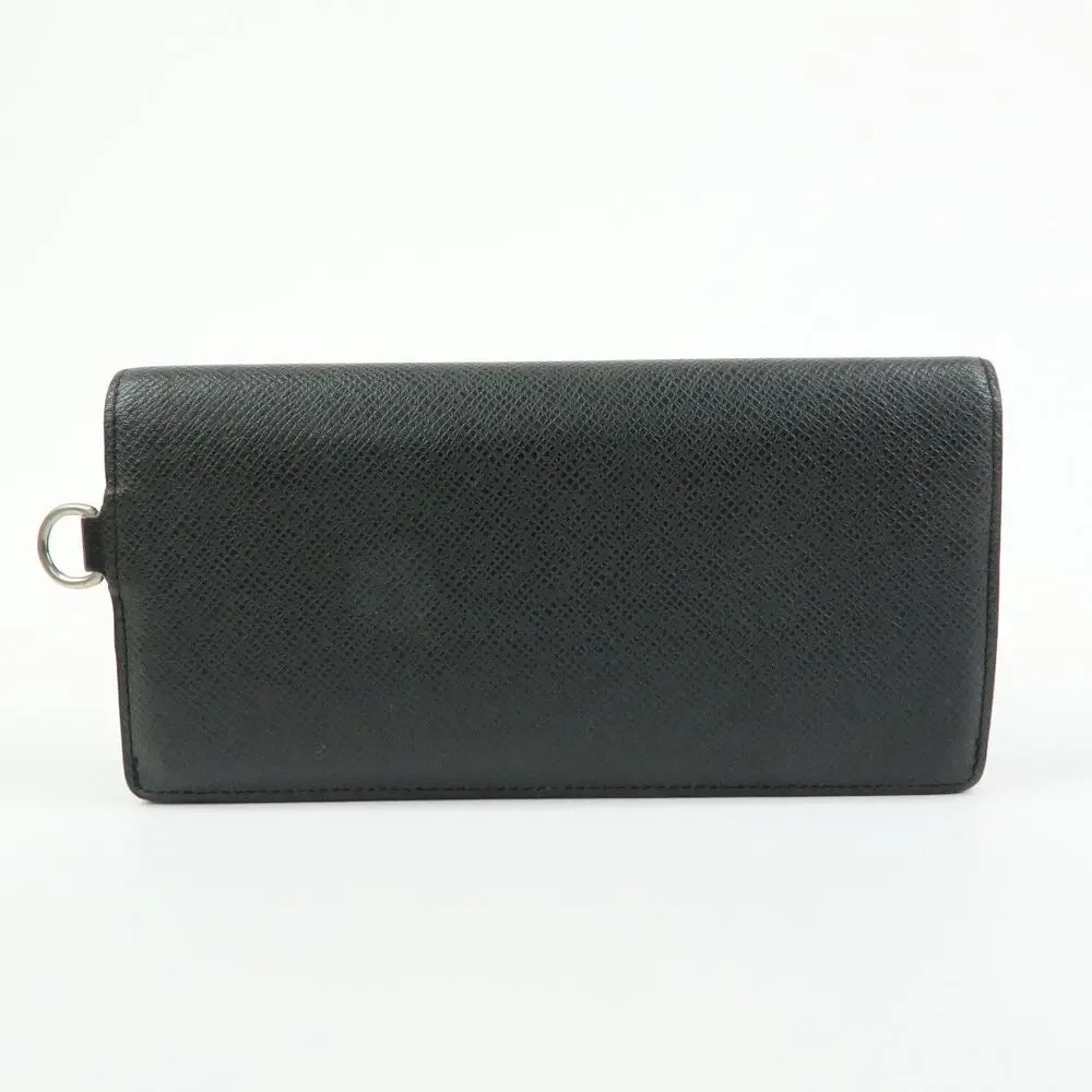 Louis Vuitton Taiga Portefeuille Accordion Wallet Black